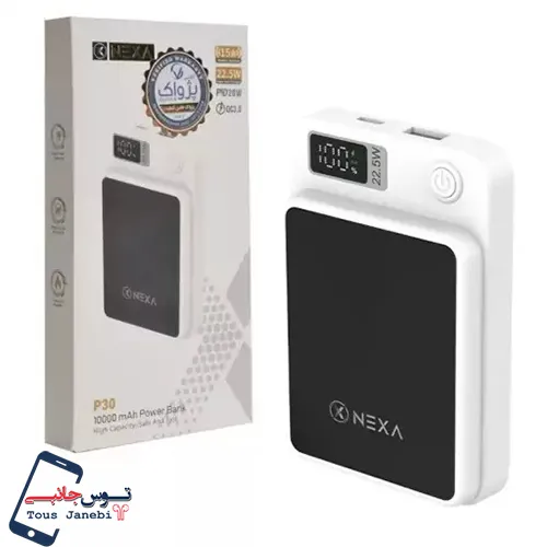 پاور بانک وایرلس 22.5 وات برند نکسا P30