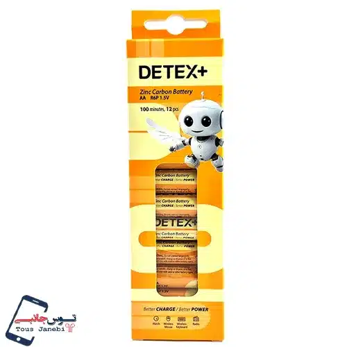 باتری قلمی 12 تایی شرینگ برند DetexPlus