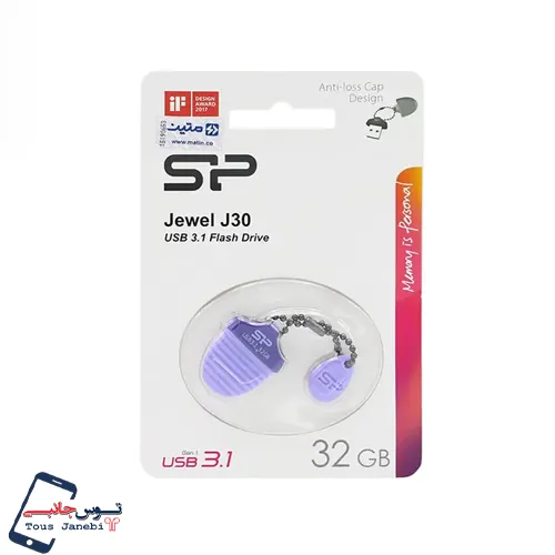 فلش 32 گیگ سیلیکون پاور مدل J30 USB3.2