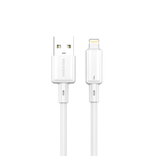 کابل شارژ کلومن KD-06 آیفون – سفید – شارژ سریع و مقاوم