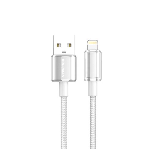 کابل شارژ کلومن KD-78 آیفون – سفید – شارژ سریع Lightning