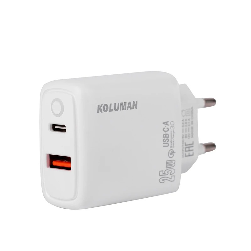 شارژر دیواری 25w کلومن مدل KC-H115