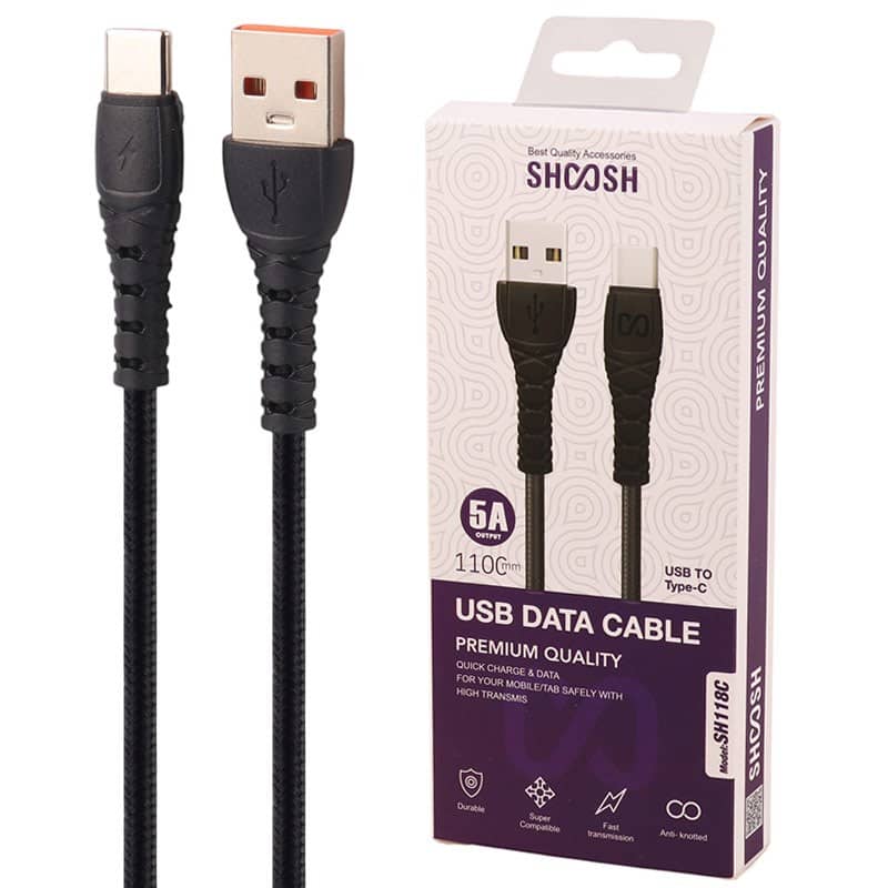 کابل شارژ SH118C SHOOSH تایپ سی