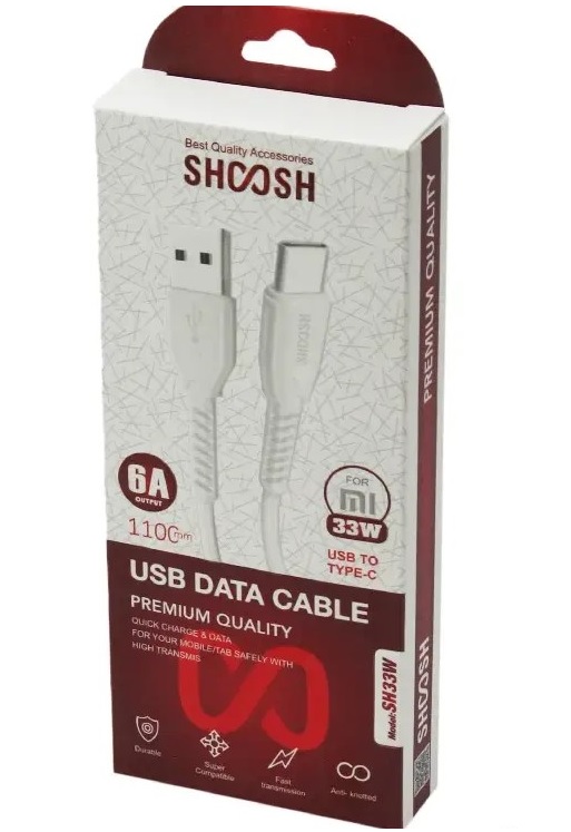 کابل شارژ SH33W SHOOSH تایپ سی