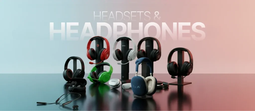 انواع هدست و هدفون با گارانتی 6ماهه تعویض