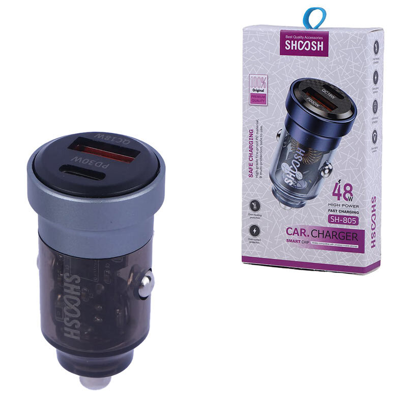 شارژر فندکی 48 وات SHOOSH مدل SH805