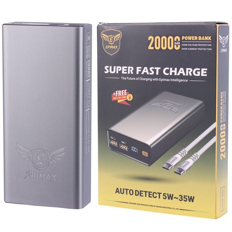 پاوربانک 20 هزار EPIMAX مدل EP-214
