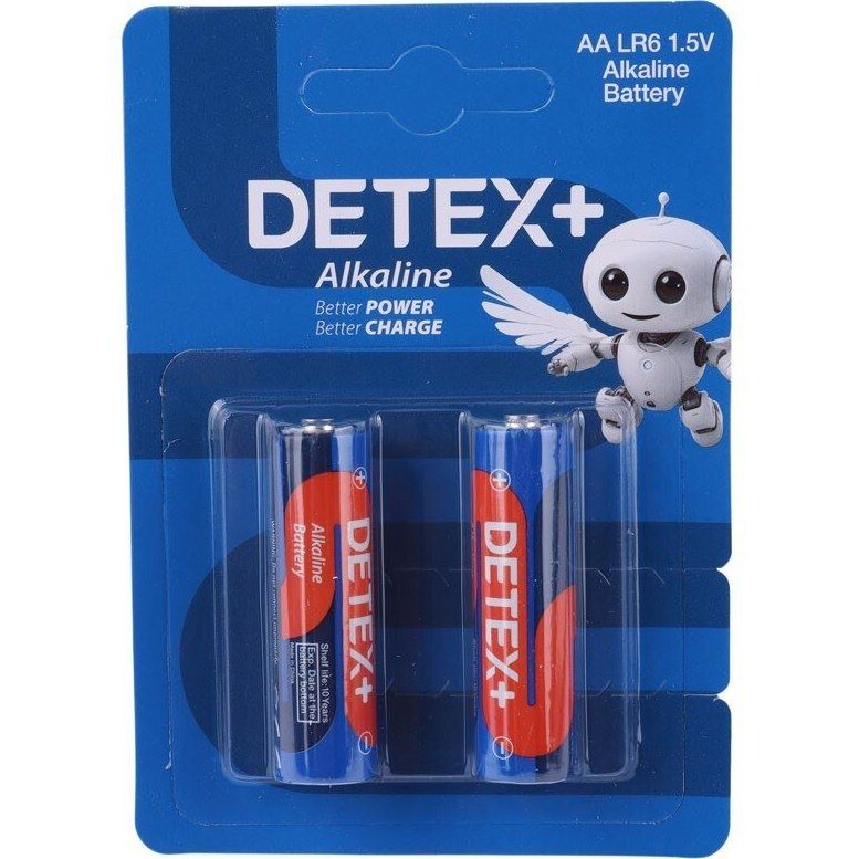 باتری قلم دوتایی کارتی آلکالاین DETEX+