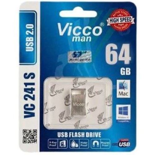 فلش 64 گیگ USB2.0 ویکومن مدل VC241