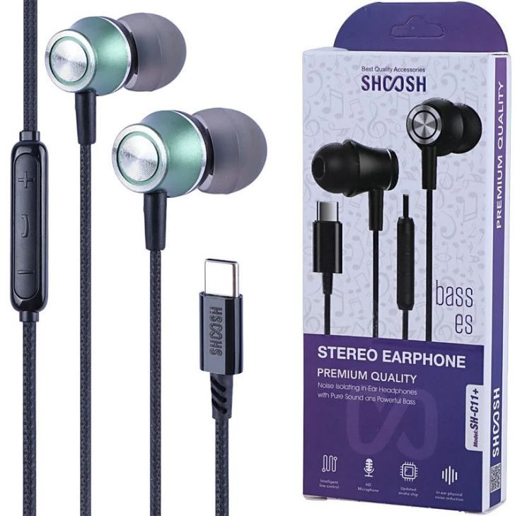 هندزفری تایپ سی SHOOSH مدل SH-C11+