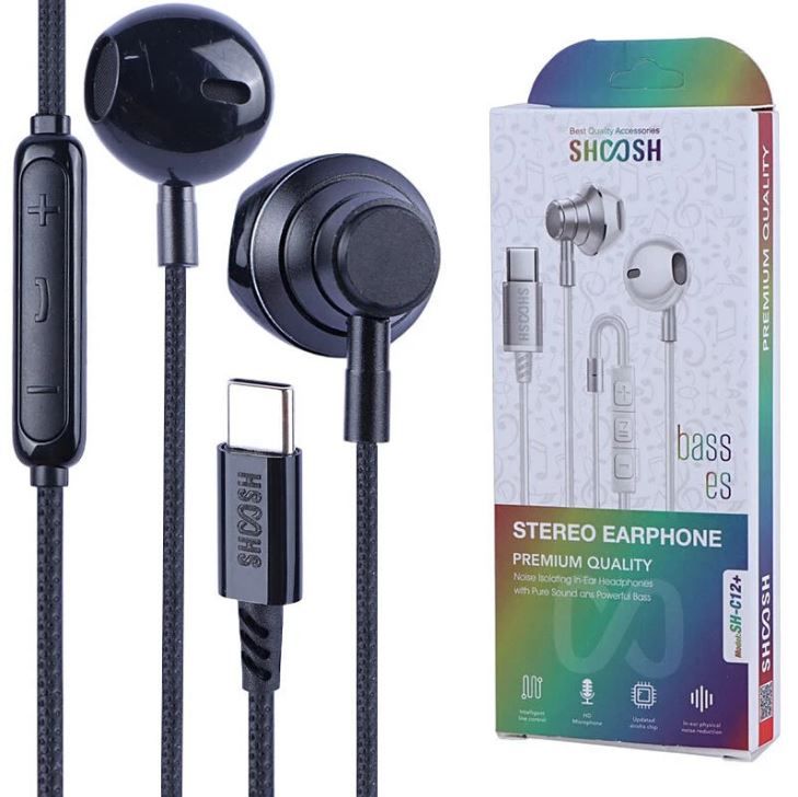 هندزفری تایپ سی SHOOSH مدل SH-C12+