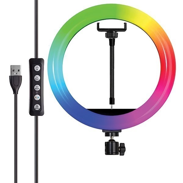 رینگ لایت 13 اینچ RGB دار P-NET